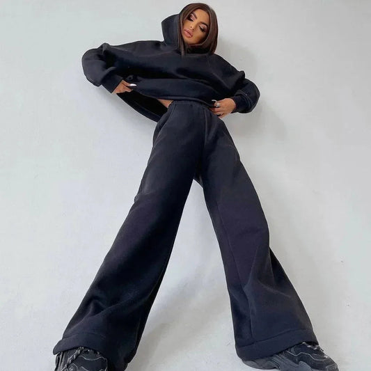 Cozy Oversized Hoodie Set for Women
