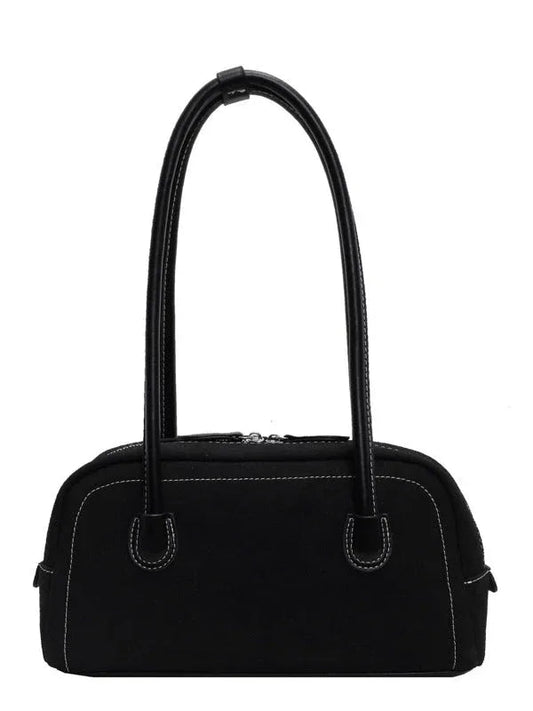 Retro frosted shoulder handbag casual pillow bag