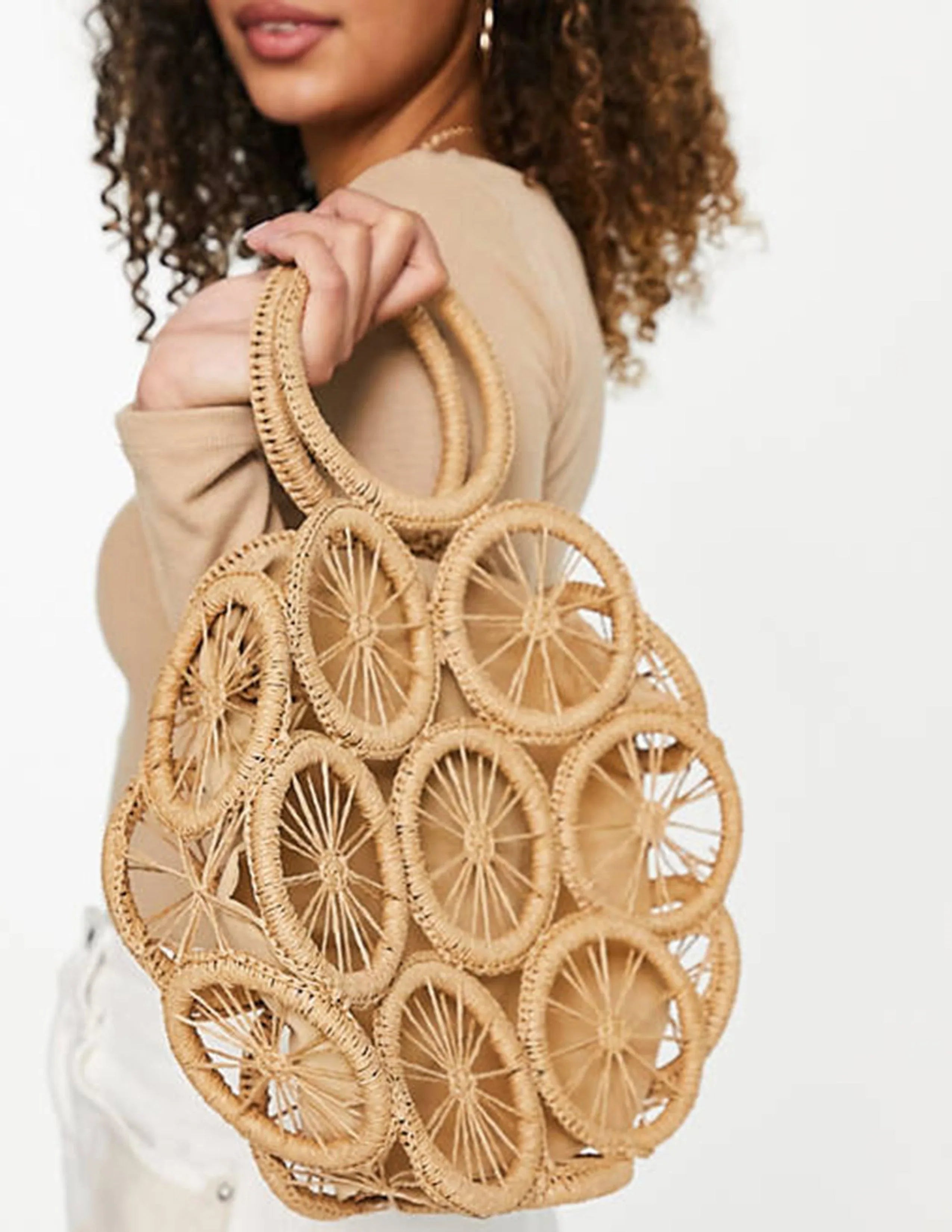 Sunshine Woven Straw Handle Bag – EMEL Fashion