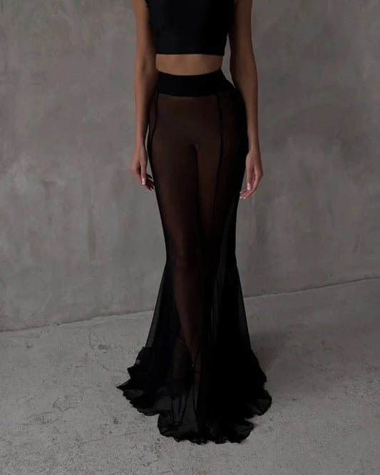 Fashion Jacket & Perspective Skirt Two-Piece Set