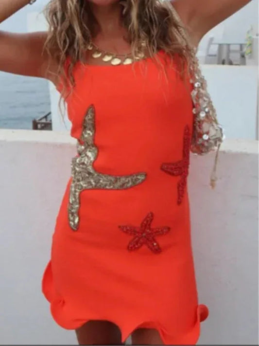 Astrid Sparkling Star Mini Dress