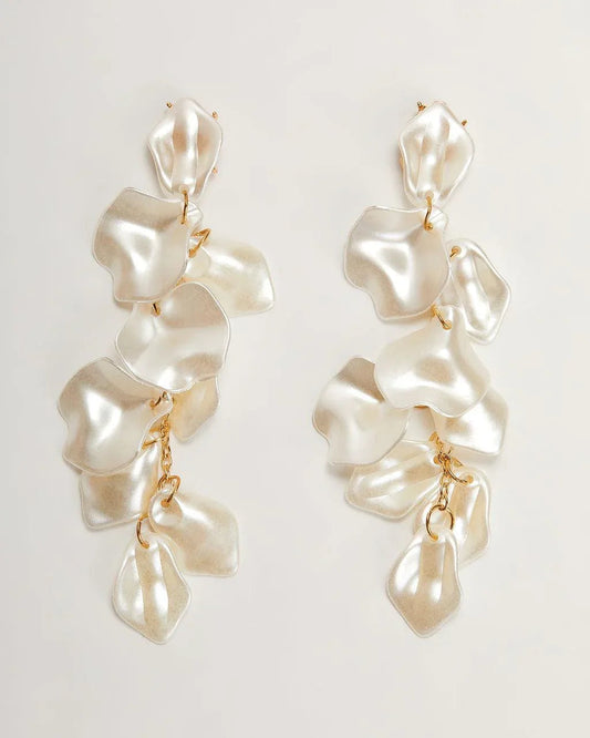 Etta Textured Drop Earrings