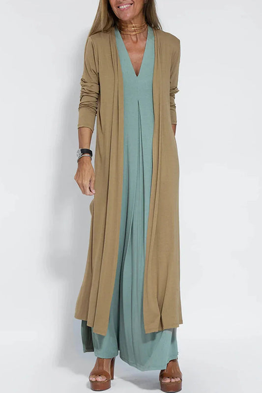 Casual Solid Color Cardigan